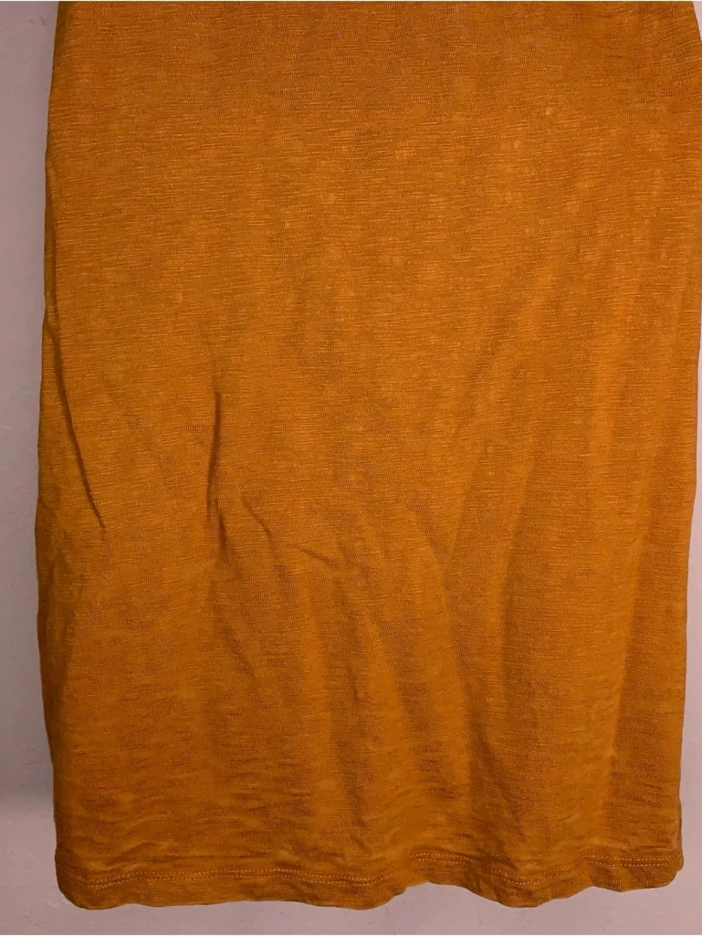 XS Universal Thread Mustard Yellow Dress Vneck Short Sleeve Cotton Stretch